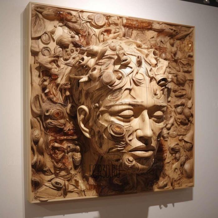 david choe 4 stl model for CNC